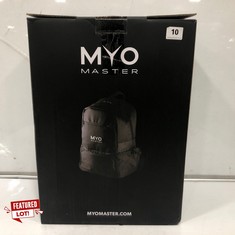 MYOMASTER LEG MASSAGER MYO PUMP - PORTABLE MACHINE WITH DIGITAL CONTROLLER RRP £549 (DELIVERY ONLY)