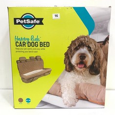 PETSAFE HAPPY RIDE - CAR DOG BED - BROWN (DELIVERY ONLY)