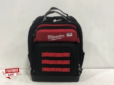 MILWAUKEE RED/BLACK TOOL BACKPACK (DELIVERY ONLY)
