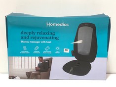 HOMEDICS SHIATSU MASSAGER WITH HEAT (DELIVERY ONLY)