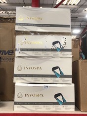 4 X INVOSPA SHIATSU ELECTRIC MASSAGER WITH HEAT (DELIVERY ONLY)