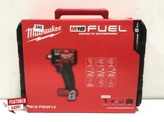 MILWAUKEE M18 FUEL 18V LI-ION REDLITHIUM BRUSHLESS CORDLESS IMPACT WRENCH FIW2F12 - RRP £299 (DELIVERY ONLY)