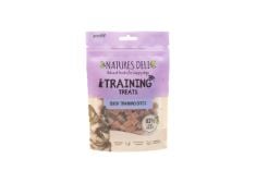 50 X NATURES DELI DUCK TRAINING BITES DOG TREATS, GRAIN FREE LOW FAT TASTY BITE-SIZE TREATS FOR DOGS - 100 G. (DELIVERY ONLY)