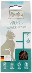 50 X MJAMJAM - PREMIUM CAT SNACK - SNACK BOX - EXCELLENT VEAL FILLET, PACK OF 1 (1 X 35 G), NATURAL WITHOUT ANY SYNTHETIC PRESERVATIVES. (DELIVERY ONLY)