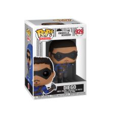 QTY OF ITEMS TO INLCUDE BOX OF ASSORTED TOYS TO INCLUDE FUNKO POP! TV: UMBRELLA ACADEMY - DIEGO HARGREEVES - COLLECTABLE VINYL FIGURE - GIFT IDEA - OFFICIAL MERCHANDISE - TOYS FOR KIDS & ADULTS - TV