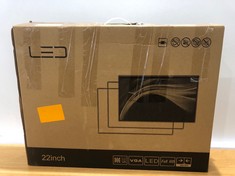 LED 22" MONITOR IN BLACK. (WITH BOX) [JPTC67054]