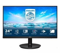 PHILIPS V LINE 24 INCH LCD MONITOR MONITOR (ORIGINAL RRP - £100.00). (WITH BOX) [JPTC67046]