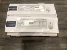 STANDSTORM 2 X BOX OF ASSORTED ITEMS TO INCLUDE WIRELESS MOUSE AND KEYBOARD COMBO HEADPHONES. (WITH BOX) [JPTC67117]