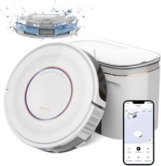 VEREFA ROBOT VACUUM SELF EMPTYING HOME ACCESSORIES (ORIGINAL RRP - £299) IN WHITE: MODEL NO S102 (UNIT ONLY) [JPTC67090]