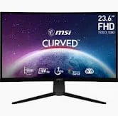 MSI G2422C CURVED GAMING MONITOR GAMING ACCESSORY (ORIGINAL RRP - £150.00) IN BLACK. (WITH BOX). (SEALED UNIT). [JPTC65486]