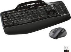 LOGITECH MK710 WIRELESS KEYBOARD AND ADVANCED MOUSE COMBO FOR WINDOWS KEYBOARD (ORIGINAL RRP - £114.00) IN BLACK. (WITH BOX) [JPTC67019]