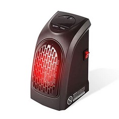 9 X AGOLATY SMALL DOMESTIC HEATER, BLACK.