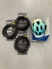 4 X BIKE AND GARDEN ITEMS INCLUDING MAROLEX SPRAY HOSE, WITH CONNECTION, SPARE PART FOR GARDEN, COMPATIBLE WITH ALL MAROLEX SPRAYERS, 5 M.