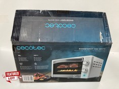 ELECTRIC TABLETOP OVEN CECOTEC 1090 WHITE.