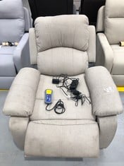 ASTAN MASSAGE CHAIR IN KHAKI COLOUR (BROKEN, DOES NOT INCLUDE SELF-HELP CONTROL).