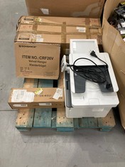 SONGMICS FURNITURE PALLET INCLUDING PANTUM PRINTER (BROKEN).