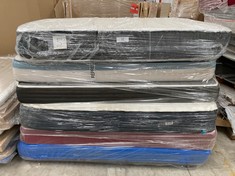 6 X MATTRESSES OF VARIOUS SHAPES AND SIZES (MAY BE TORN OR STAINED) .