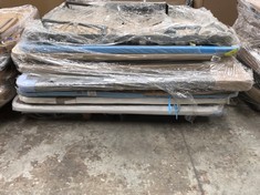 PALLET OF ASSORTED FURNITURE INCLUDING ELECTRIC BEDSTEADS (MAY BE BROKEN OR INCOMPLETE).