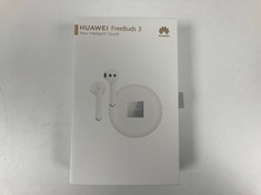 HUAWEI FREEBUDS 3 AIR BUDS (ORIGINAL RRP - €150.00) IN WHITE (WITH BOX AND CHARGER) [JPTZ5751]