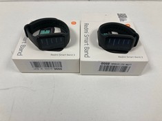 XIOAMI REDMI SMART BAND 2 SMARTWATCH (ORIGINAL RRP - €70.00) IN BLACK. (2 X REDMI SMART 2 WITH BOX AND CHARGER) [JPTZ5729]