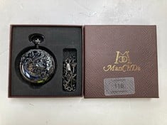 MANCHDA POCKET WATCH SILVER COLOUR MODEL HBO - LOCATION 6A.