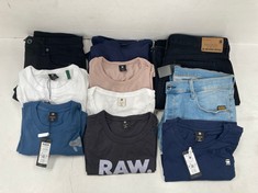 10 X RAW GARMENTS VARIOUS SIZES AND MODELS INCLUDING PINK T-SHIRT SIZE L - LOCATION 9A.