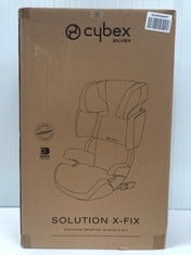 CYBEX SILVER SOLUTION X-FIX WITH ISOFIX CAR SEAT GROUP 2/3 (15-36 KG), FROM APPROX. 3 TO 12 YEARS, PURPLE (PURPLE RAIN), 41 X 47 X 64 CMC, 1 UNIT - LOCATION 52A.