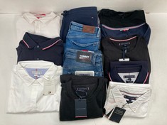 12 X TOMMY HILFIGER CLOTHING VARIOUS SIZES AND STYLES INCLUDING BLACK JUMPER SIZE L - LOCATION 29A.