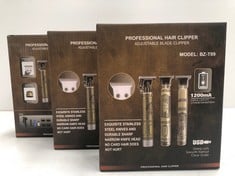 3 X PROFESSIONAL PRECISION HAIR TRIMMER, BEARD TRIMMER, ELECTRIC, VINTAGE