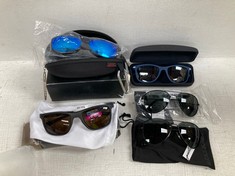 5 X SUNGLASSES VARIOUS BRANDS INCLUDING JACK&JONES MODEL - LOCATION 10A.