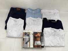 9 X HUGO BOSS CLOTHING VARIOUS SIZES AND STYLES INCLUDING NAVY BLUE T-SHIRT SIZE M - LOCATION 9A.
