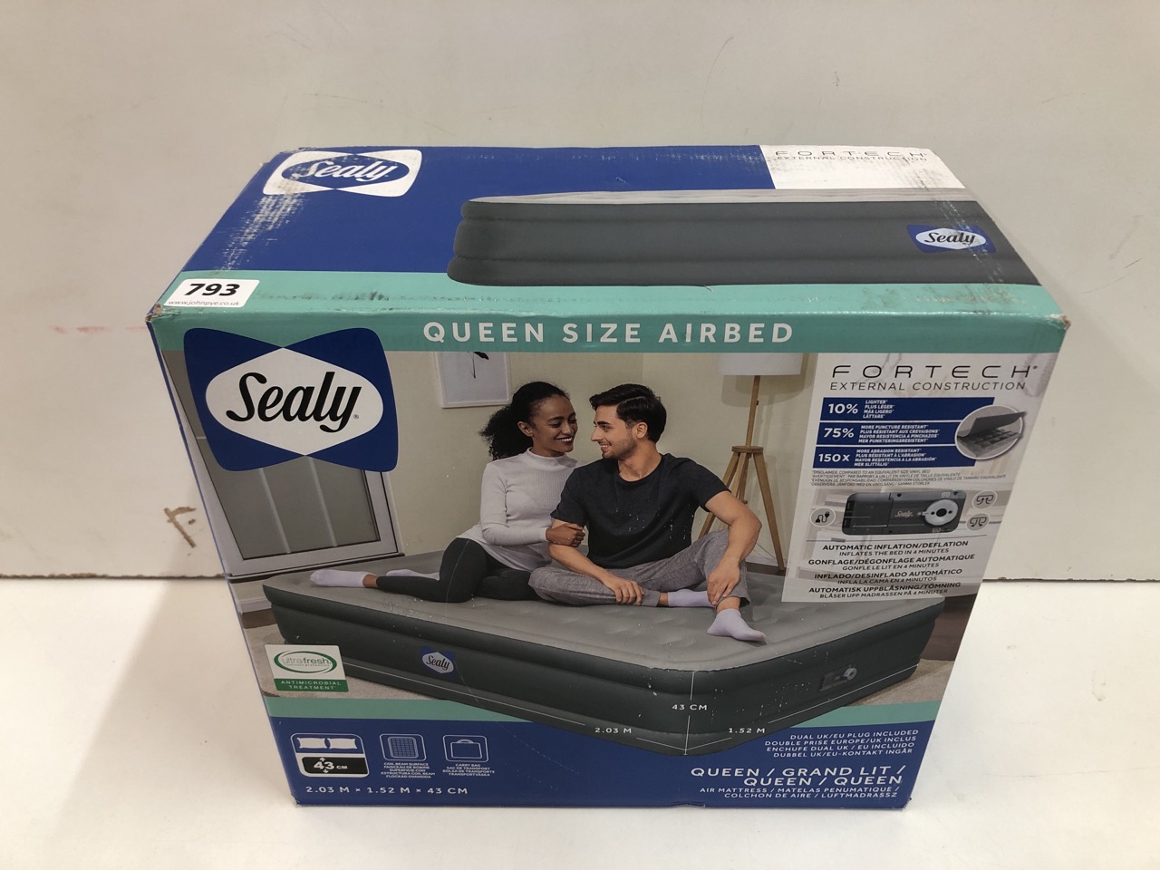 John Pye Auctions SEALEY QUEEN AIR BED MATTRESS
