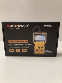 MOTOPOWER CAR DIAGNOSTIC TOOL FOR ALL OBD II COMPLIANT VEHICLES - OBDII/EOBD+CAN - MODEL MP69033