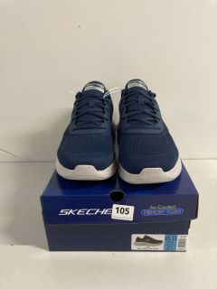 PAIR OF SKECHERS AIR COOLED MEMORY FOAM TRAINERS - SIZE UK 12