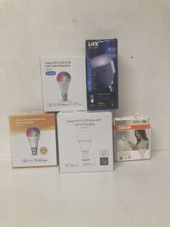 QTY OF ASSORTED BULBS TO INCLUDE OSRAM SMART+