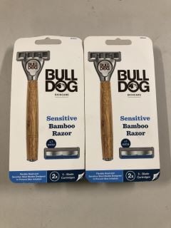 2 X BULL DOG SENSITIVE BAMBOO RAZOR (18+ ID REQUIRED)