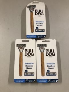 3 X BULL DOG SENSITIVE BAMBOO RAZOR (18+ ID REQUIRED)