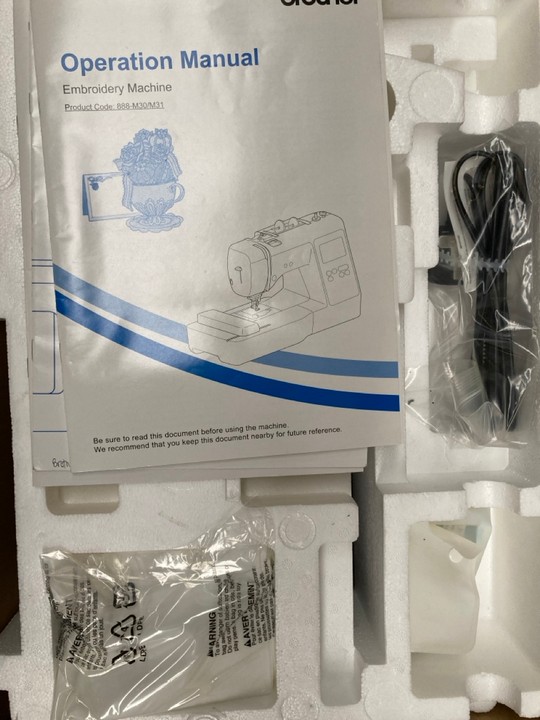 John Pye Auctions A BROTHER EMBROIDERY MACHINE, MODEL M230E