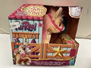 1 X HASBRO CINNAMON FURREAL PONY TOY TOGETHER WITH A OSMO DISNEY PRINCESS SUPER STUDIO & SPACE PUZZLES