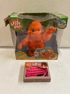 3 X CHILDRENS TOYS TO INCLUDE JIGGLY PETS