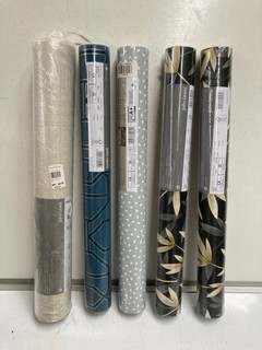BOX OF ASSORTED ITEMS TO INCLUDE JOHN LEWIS WALLPAPER