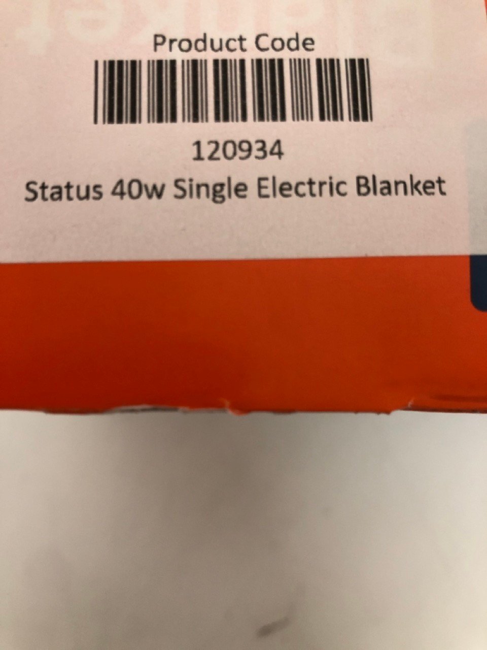 John Pye Auctions 2 X STATUS SINGLE ELECTRIC UNDER BLANKETS