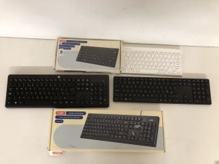 ASSORTED KEYBOARDS TO INCLUDE LOGIK