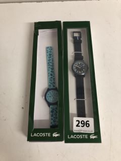 2 X ASSORTED LACOSTE WATCHES