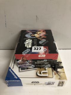 2 X ASSORTED STAR WARS ITEMS INC SPARK OF REBELLION BOOSTER PACKS