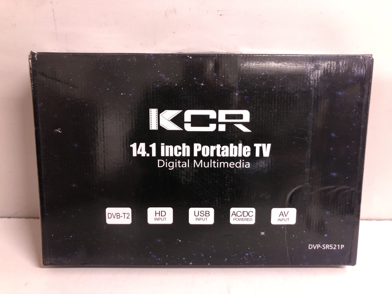 Téléviseur KCR 14 Pouces Portable Multimédia Numérique (Noir, Occasion)