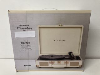 LIMITED EDITION CROSLEY CRUISER PORTABLE RECORD PLAYER