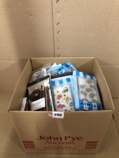 BOX OF ASSORTED ITEMS INC PHONE CASES