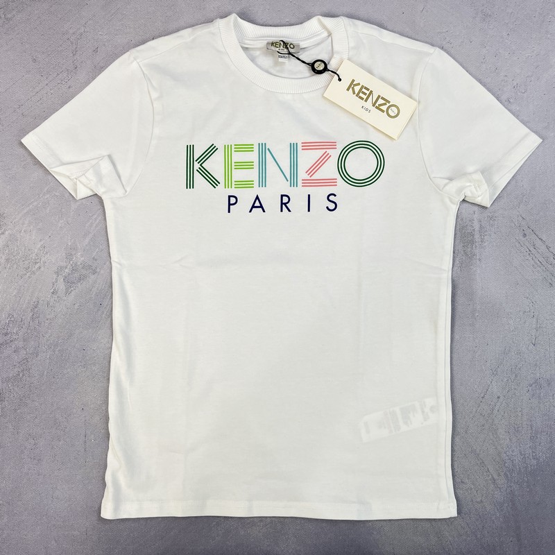 Kenzo Boys T-Shirt - Cotton Logo T-Shirt 12 Years