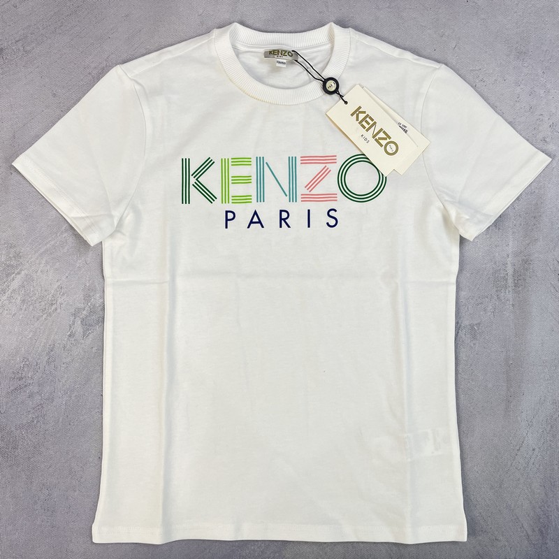 Kenzo Boys T-Shirt - Cotton Logo T-Shirt 12 Years